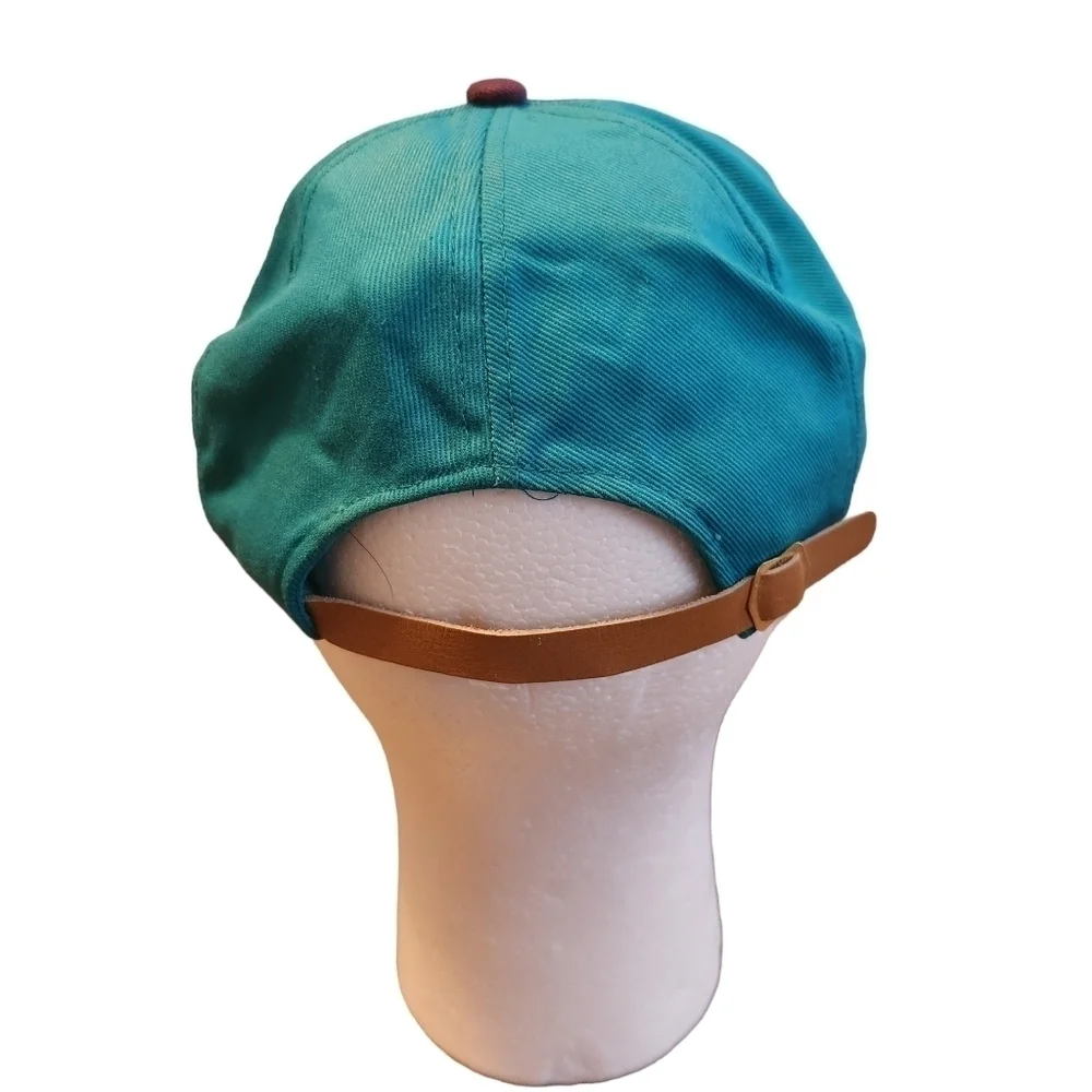 Vintage MarinLand Hat Youth Size OSFA Vtg Hat Blue And Purple And MarineLand Pin